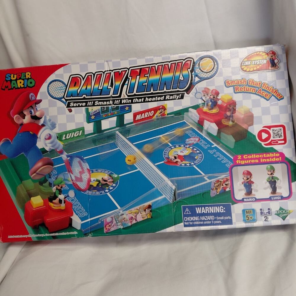 Super Mario Epoch Everlasting Play Rally Tennis Tabletop Action Game NWT
